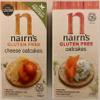 Nairn's Gluten Free Oatcakes 2 Pack Bundle - 2 Flavours - Original Oatcakes (213g) and Cheese Oatcakes (180g) view 1
