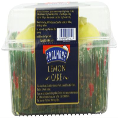 Coolmore Luxury Lemon Cake Moist & Luscious 99% FAT FREE! 400g