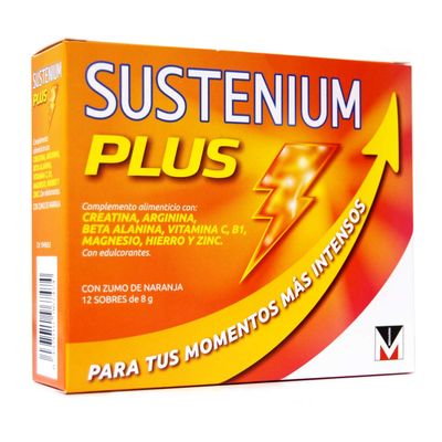 SUSTENIUM PLUS 12 SOBRES NARANJA