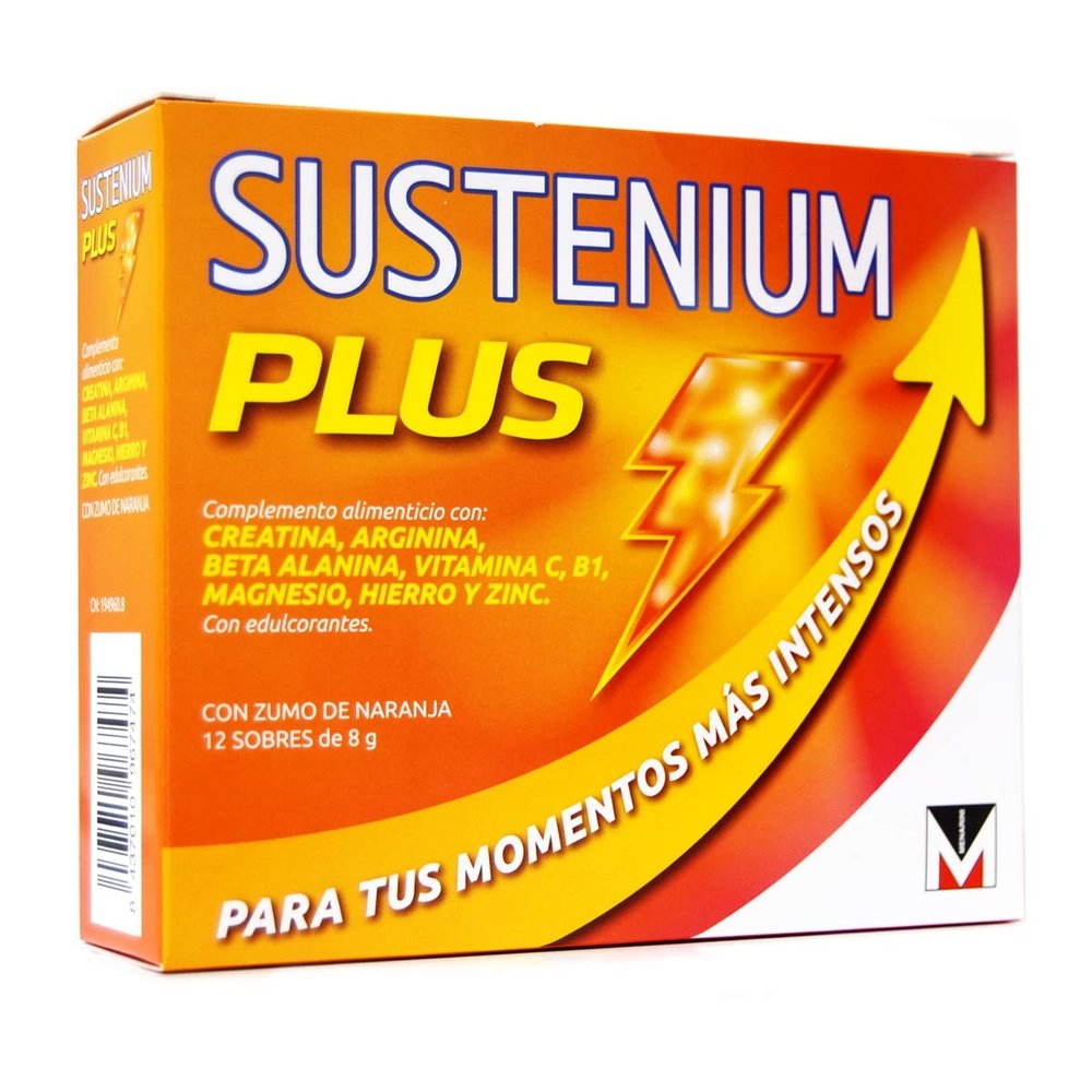 SUSTENIUM PLUS 12 SOBRES NARANJA