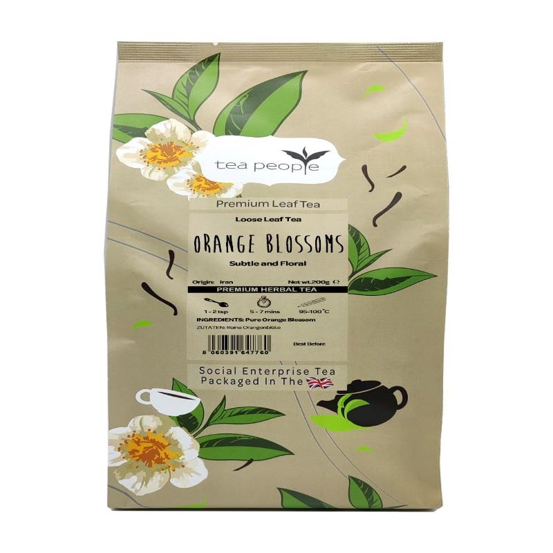 Tea People Orange Blossoms, 200 g Loose Tea in Small Catering Pack