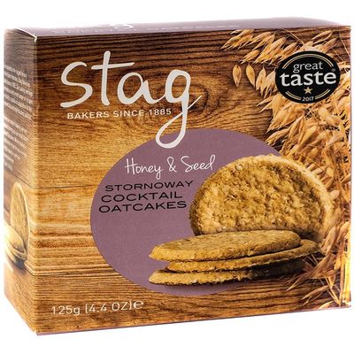 Stag Bakeries Cocktail Honey & Seed Oatcakes 125g