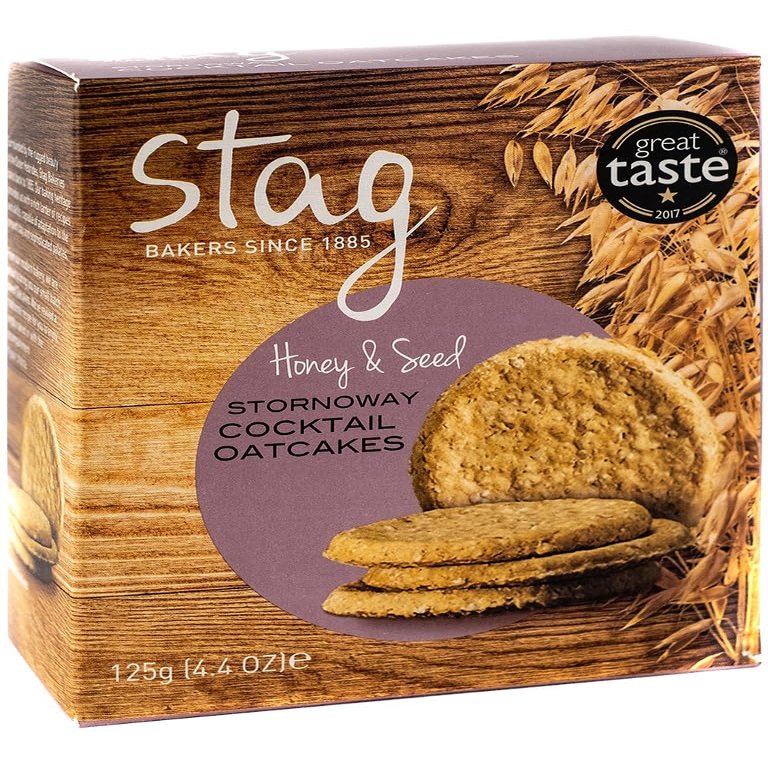 Stag Bakeries Cocktail Honey & Seed Oatcakes 125g