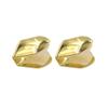 Artibetter Gold Teeth Cap Single Clip on Tooth Real Electroplated Hip Hop Grill for Party Costume Music Concert and Daily Wear view 1