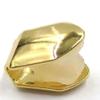 Artibetter Gold Teeth Cap Single Clip on Tooth Real Electroplated Hip Hop Grill for Party Costume Music Concert and Daily Wear view 3