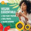 Vegan Protein Powder (No Scoop Included) 1kg - EarthChamp by Wyldsson - Plant Based Protein Powder Shake, Dairy Free, Gluten Free, Lactose Free Protien Powder (Chocolate) view 3
