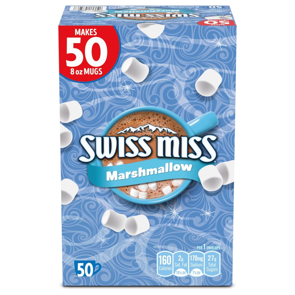 Swiss Miss Marshmallow Cocoa Mix Caffeine Free 50/1.38 Oz Net Wt 69 Oz, ()