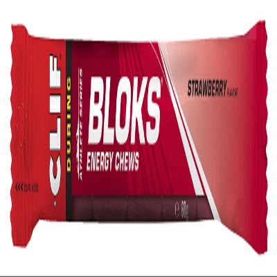 Clif Bloks Strawberry Sports Supplements, 60 g