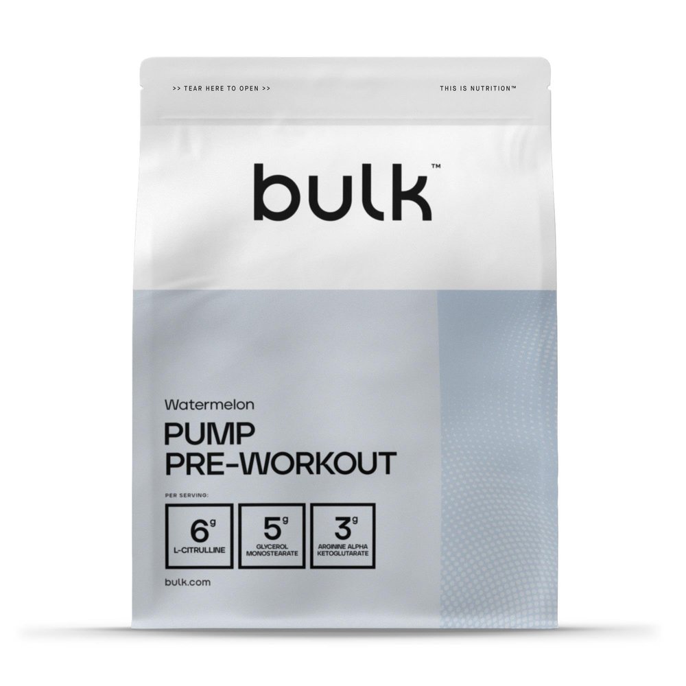 Bulk Complete Pump, Pre Workout, Stimulant Free, Watermelon, 500 g