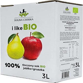 Apple-pear Juice BIO 3 L - DOLINA CZERSKA