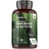 Peppermint Oil Capsules 200mg - 1 Year Supply - 365 Softgels - Easy to Consume - 1 Per Day - Peppermint Oil Softgels - Lactose-Free & Gluten-Free Supplement - Non-GMO & GMP-Approved view 1