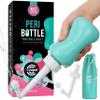 Cynpel Portable Bidet for Postpartum - 350ml Peri Bottle for Women - Upside Down Perineal Squirt Cleansing - Post Birth Travel Wash Pump - Blue view 1