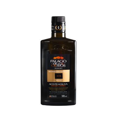 Palacio de Los Olivos Extra Virgin Olive Oil, Cold Pressed, Picual Variety, 500ml Bottle, International Award Winner, Produced in Spain