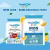 Health4All Kids Iron 60 Chewable Tablets 2 Months Supply, Vegan Sugar-Free Iron Supplement for Children 4+ Supports Learning, Growth & Immune System, Natural Orange Flavour, Made in UK (not Gummies) view 2