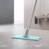 MU Cleanup Complete Wash and Dry Flat Mop and Bucket Cleaning System. Revolutionary Labour Saving Mop for All Floors,Blue view 3