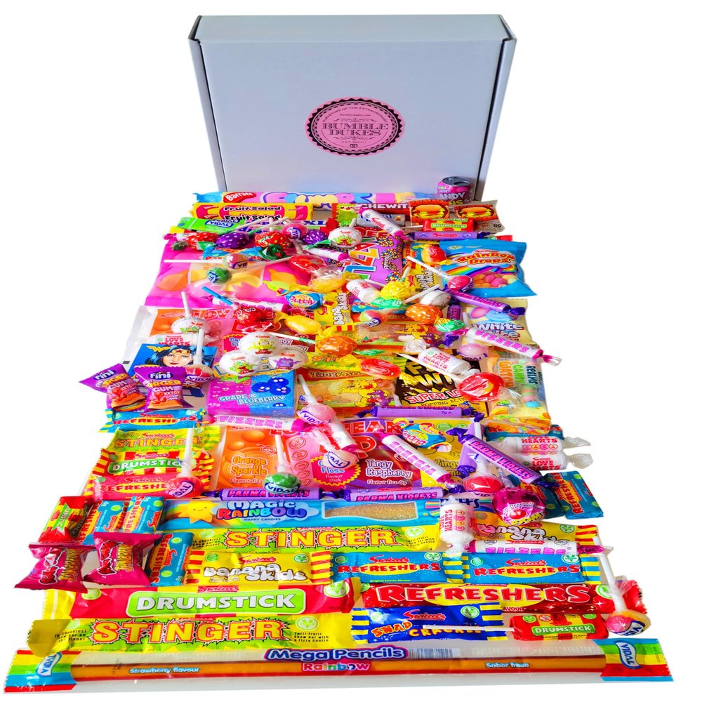 Bumbledukes Ultimate Sweets & Candy Hamper - 100+ Contemporary & Retro British Sweets Selection Box