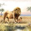 Ambiente Napkins Lunch - Lions - Lions 33x33cm 20Stk/Pack view 1