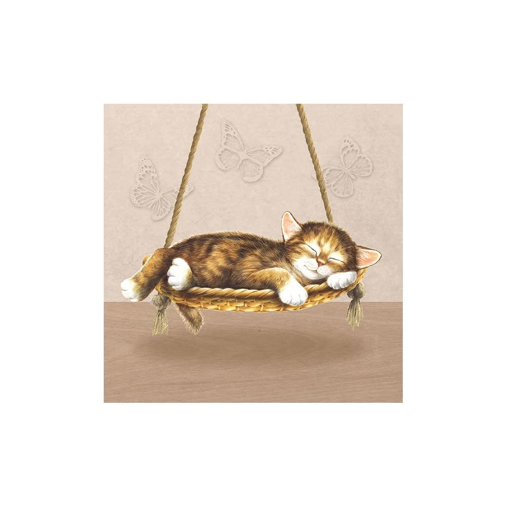 Ambiente Napkins Lunch - Dreaming Cat - Schlafende Cat 33x33cm 20Stk/Pack