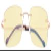CessBlu Blue Light Blocking Glasses for Men Reading Computer Anti Glare UV Eyeglasses Flexible Rimless Yellow Filter (Gold)+2.0 view 1