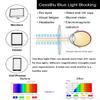 CessBlu Blue Light Blocking Glasses for Men Reading Computer Anti Glare UV Eyeglasses Flexible Rimless Yellow Filter (Black)+1.25 view 3