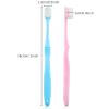 4 Pieces Extra Soft Toothbrushes Micro Nano Manual Toothbrush for Sensitive Gums with 20,000 Extra Soft Bristles for Fragile Gums Adult Kid Children (Blue, Pink) view 2
