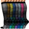 Copper Compression Socks 15-20 mmHg for Men & Women 8 Pairs Circulation Support for Nurses, Travel, Running, Hiking, Soccer,Gift,Pregnant, Nurses(S/M) view 1
