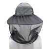 2 Pack Mosquito Head Net Hat Hats with Removable Veil Net Mesh Hiking Fishing Gardening Protect from Bee Mosquito for Women Men, Dark Gray view 3