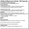 Buffered Magnesium Citrate Capsules | Vegan (180 Pack) view 2
