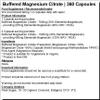 Buffered Magnesium Citrate Capsules | Vegan (360 Pack) view 2
