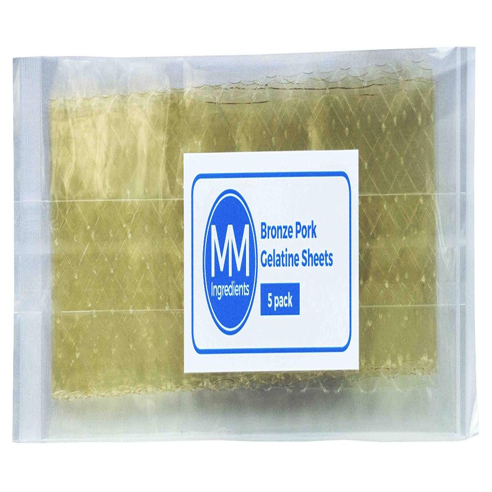 Leaf Gelatine Pork Bronze 5 Sheets
