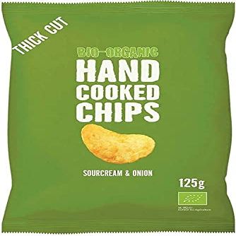 Potato Chips Thin Slices Cream-Onion BIO 125 g - TRAFO