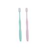 2PCS Nano Toothbrush Soft Floss Bristle for Protect Fragile Gums (Pink and Sky-Blue) view 1