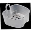 CULER Denture Bath Box Cleaning Teeth Case Dental False Teeth Storage Box with Hanging Net Container Denture Boxs Container view 2