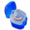 CULER Denture Bath Box Cleaning Teeth Case Dental False Teeth Storage Box with Hanging Net Container Denture Boxs Container view 3