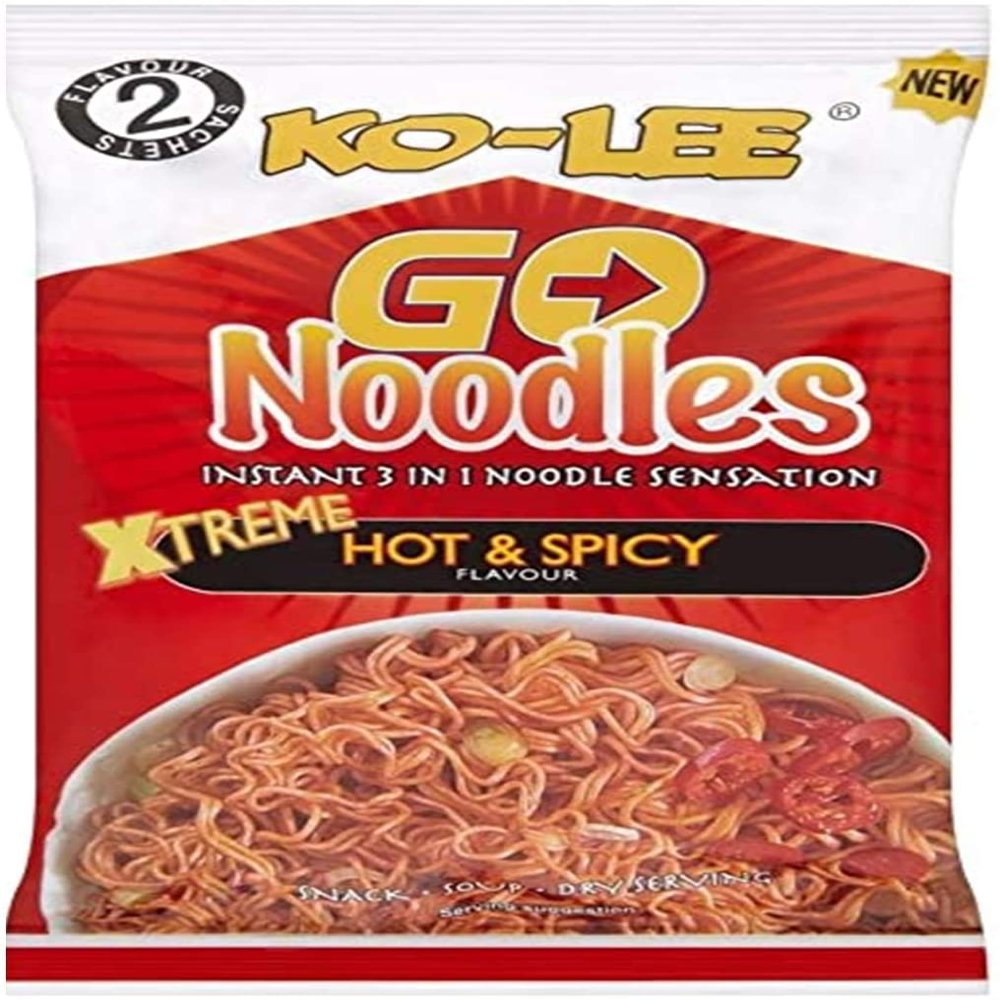 Ko Lee Xtreme Hot & Spicy Go Instant Noodles 85 g Pack of 20