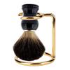 Josopa Stainless Steel for Badger Shaving Brushes Holder Shave Brush Stand Space Saver for Men Salon Home Travel Use view 2