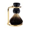 Josopa Stainless Steel for Badger Shaving Brushes Holder Shave Brush Stand Space Saver for Men Salon Home Travel Use view 3