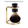 Josopa Stainless Steel for Badger Shaving Brushes Holder Shave Brush Stand Space Saver for Men Salon Home Travel Use view 4