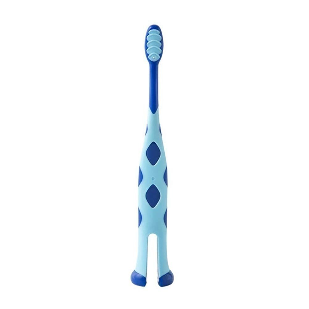 Ogquaton Baby Toothbrush, Cute Giraffe Training Toothbrushes Soft Stand Dental Care  Random Colour Portable and Useful