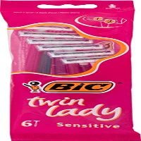 10 x BIC TWIN LADY SENSITIVE WOMEN'S BLADES OF 6 PCS - [60 BLADES]
