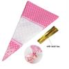 50PCS Cone-Shaped Clear Cellophane Packing Bag with Twist Ties Party Gift Chocolate Sweet Popcorn Candy Bag view 4