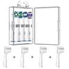 4 Packs Hygienic Protective Cover + 1 Electric Toothbrush Heads Storage Case for Oral B Toothbrush Heads view 1