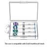4 Packs Hygienic Protective Cover + 1 Electric Toothbrush Heads Storage Case for Oral B Toothbrush Heads view 2