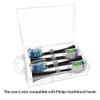 4 Packs Hygienic Protective Cover + 1 Electric Toothbrush Heads Storage Case for Oral B Toothbrush Heads view 3