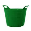 25L 25 Litre Small Eco-Friendly Recycled Flexi Tub - Dark Green - Multi Purpose Robust Flexible Storage Container Bucket, Single Bucket. view 3