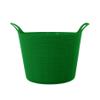 25L 25 Litre Small Eco-Friendly Recycled Flexi Tub - Dark Green - Multi Purpose Robust Flexible Storage Container Bucket, Set of 5. view 2
