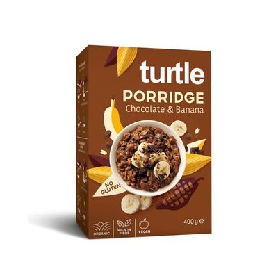 Chocolate-Banana Porridge Gluten-Free BIO 400 g - TURTLE
