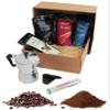 Coffee Gift Set with 4 Types of Premium Espresso Angel (Ground), Espresso Maker and Latte Pen Plus Free Coffee Measure in Gift Box | Country Coffee Gift Set view 1