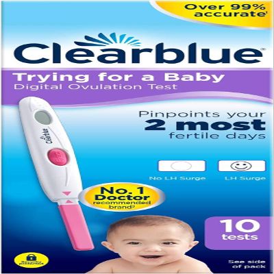 Clearblue Digital Ovulation Test Kit (OPK) of 10 Tests