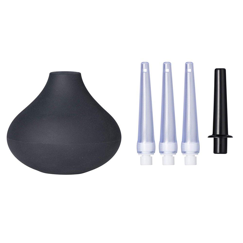 Non-Toxic Silicone Enema Bulb Kit, Home Enema Kit, Douche Medical Clean Enema Bulb 220Ml